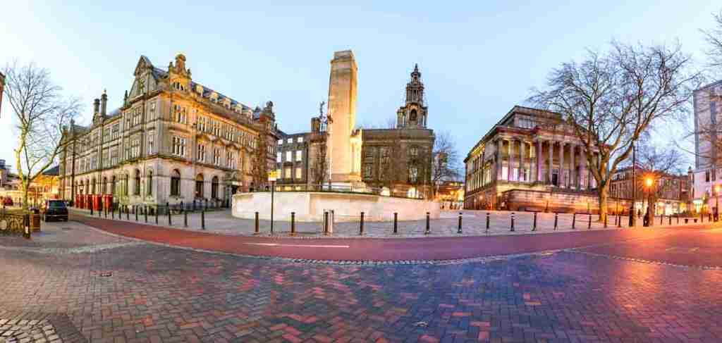 Famous landmarks of a Preston city in one frame