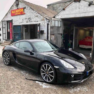 A clients car who has had their alloy wheels refurbished in Lancaster, Lancashire by KLS Motors.